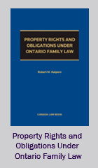 Property Rights and Obligations Under Ontario Family Law